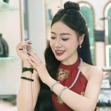  Bộ Trang Sức Thiết Kế Phỉ Thúy Hoa Bay VIP Không Kén Mệnh (GIÁ LIÊN HỆ) 