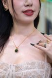  Bộ Trang Sức Thiết Kế Hoa Mẫu Đơn Ngọc Bích Canada VIP - Độc Quyền Tại Katgems Không Kén Mệnh (GIÁ LIÊN HỆ) 