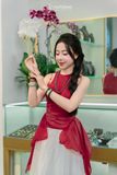  Bộ Trang Sức Thiết Kế Nhẫn Và Vòng Chuỗi Đá Thạch Anh Tóc Đỏ (Hỏa, Thổ) - (GIÁ LIÊN HỆ) 