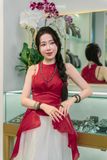  Bộ Trang Sức Thiết Kế Nhẫn Và Vòng Chuỗi Đá Thạch Anh Tóc Đỏ (Hỏa, Thổ) - (GIÁ LIÊN HỆ) 