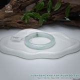  Vòng Khối Ngọc Phỉ Thúy Xuân Băng Khai Vận Cao Cấp Bản Hẹ 10.2 x 8.2 x 56.7 (Không Kén Mệnh) 2544338 