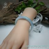  Vòng Khối Ngọc Phỉ Thúy Xuân Lam Khai Sắc Cao Cấp Bản Hẹ 9.3 x 6.7 x 52.9 (Không Kén Mệnh) 2543737 