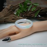  Vòng Khối Ngọc Phỉ Thúy Xuân Băng Khai Vận Cao Cấp Bản Hẹ 11.8 x 7.6 x 55 (Không Kén Mệnh) 2544340 