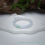  Vòng Khối Ngọc Phỉ Thúy Xuân Băng Khai Vận Cao Cấp Bản Đũa 9.5 x 9.5 x 58.2 (Không Kén Mệnh) 2544336 