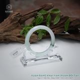  Vòng Khối Ngọc Phỉ Thúy Xuân Băng Khai Vận Cao Cấp Bản Hẹ 10.2 x 8.2 x 56.7 (Không Kén Mệnh) 2544338 