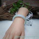  Vòng Khối Ngọc Phỉ Thúy Xuân Băng Khai Vận Cao Cấp Bản Hẹ 12 x 7 x 52.8 (Không Kén Mệnh) 2544345 