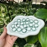  Nhẫn Ngọc Khối Phỉ Thúy Phiêu Hoa Ni Từ 15mm Đến 18mm (Không Kén Mệnh) 
