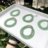 Chuỗi Vòng Ngọc Phỉ Thúy Xanh Táo 5.6li (Không Kén Mệnh) 