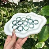  Nhẫn Ngọc Khối Phỉ Thúy Phiêu Hoa Bản Vuông (Không Kén Mệnh) 