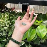  Nhẫn Ngọc Khối Phỉ Thúy Phiêu Hoa Ni Từ 15mm Đến 18mm (Không Kén Mệnh) 
