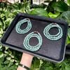  Chuỗi Vòng Cổ Ngọc Phỉ Thúy Hoa Bay Jade A Hạt 8.2ly (Không Kén Mệnh) 1-200007 