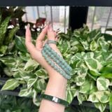  Chuỗi Vòng Cổ Ngọc Phỉ Thúy Hoa Bay Jade A Hạt 8.2ly (Không Kén Mệnh) 1-200007 