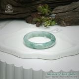  Vòng Khối Ngọc Phỉ Thúy Thanh Lục Phiêu Hoa Cao Cấp Bản Hẹ KT: 12.9 x 7.9 x 57.8  (Không Kén Mệnh) 261821 