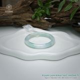  Vòng Khối Ngọc Phỉ Thúy Xuân Lam Khai Sắc Cao Cấp Bản Hẹ 8.8 x 7.7 x 52.9 (Không Kén Mệnh) 2543738 