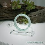  Vòng Khối Ngọc Phỉ Thúy Thanh Lục Phiêu Hoa Cao Cấp Bản Hẹ KT: 12.3 x 7.5 x 56.6  (Không Kén Mệnh) 261816 