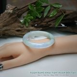  Vòng Khối Ngọc Phỉ Thúy Xuân Băng Khai Vận Cao Cấp Bản Hẹ 12 x 8 x 56.6 (Không Kén Mệnh) 2544347 