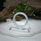 Vòng Khối Ngọc Phỉ Thúy Xuân Băng Khai Vận Cao Cấp Bản Hẹ 11.8 x 7.6 x 55 (Không Kén Mệnh) 2544340 