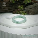  Vòng Khối Ngọc Phỉ Thúy Thanh Lục Phiêu Hoa Cao Cấp Bản Hẹ KT: 12.3 x 7.5 x 56.6  (Không Kén Mệnh) 261816 