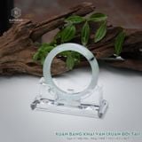  Vòng Khối Ngọc Phỉ Thúy Xuân Băng Khai Vận Cao Cấp Bản Hẹ 10.2 x 8.2 x 56.7 (Không Kén Mệnh) 2544338 