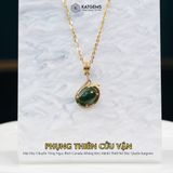  Mặt Dây Chuyền Vàng Phụng Thiên Cửu Vận Ngọc Bích Canada (Không Kén Mệnh) Độc Quyền Katgems 