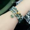  Vòng Chuỗi 5.8li Phỉ Thúy Hoa Bay Mix Bi Kim Tiền, Cỏ Bốn Lá Và Túi Tiền Kim Bảo Bản Nâng Cấp (Không Kén Mệnh) Vvip-127015 