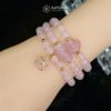  Vòng Chuỗi 6.2li Thạch Anh Hồng Mix Hồ Ly Phượng, Ngũ Điếu Và Túi Tiền Kim Bảo Bản Nâng Cấp (Hỏa, Thổ) 1-125005 