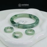  Nhẫn Ngọc Khối Băng Lục Phiêu Hoa Giá Từ 2.686k Đến 3.286k (Không Kén Mệnh) 
