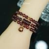  Vòng Chuỗi 6.7li Thạch Anh Tóc Đỏ Mix Bi Kim Tiền, Ngũ Điếu Và Túi Tiền Kim Bảo Bản Nâng Cấp (Hỏa, Thổ) 1-122005 