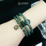  Vòng Chuỗi 6li Lam Ngọc Mix Hồ Ly Phượng, Ngũ Điếu Và Túi Tiền Kim Bảo Bản Nâng Cấp (Không Kén Mệnh) 1-126009 