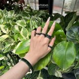  Nhẫn Ngọc Khối Phỉ Thúy Gà Đen từ 5.8li (Không Kén Mệnh) 