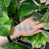  Mặt Phật Di Lặc Lam Ngọc Mini Bọc Bạc Gắn Đá Trang Sức KT: 27 x 20 x 5mm (Không Kén Mệnh) 