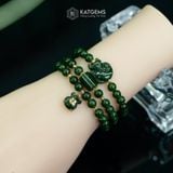  Vòng Chuỗi 6li Ngọc Bích Canada Mix Hồ Ly Phượng, Lu Thống Và Túi Tiền Kim Bảo Bản Nâng Cấp (Không Kén Mệnh) 