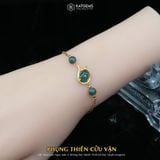  Bộ Trang Sức Vàng Phụng Thiên Cửu Vận Lam Ngọc Jade A ( Không Kén Mệnh ) Độc Quyền Katgems 
