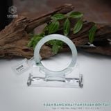  Vòng Khối Ngọc Phỉ Thúy Xuân Băng Khai Vận Cao Cấp Bản Hẹ 10.2 x 8.2 x 56.7 (Không Kén Mệnh) 2544338 