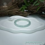  Vòng Khối Ngọc Phỉ Thúy Băng Hoa Lam Sương Cao Cấp Bản Đũa 6.8 x 6.8 x 53.8 (Không Kén Mệnh) 2544334 