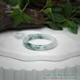  Vòng Khối Ngọc Phỉ Thúy Jade A Lục Lý Phiêu Hoa Cao Cấp Bản Hẹ 10 x 8.3 x 55.6 (Không Kén Mệnh) 260463 