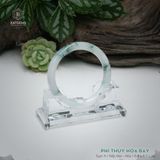  Vòng Khối Ngọc Phỉ Thúy Hoa Bay Cao Cấp Bản Hẹ KT: 8.8 x 8.5 x 56  (Không Kén Mệnh) 260762 