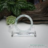  Vòng Khối Ngọc Phỉ Thúy Hoa Bay Cao Cấp Bản Hẹ KT: 8 x 7.9 x 53.9  (Không Kén Mệnh) 260759 