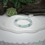  Vòng Khối Ngọc Phỉ Thúy Hoa Bay Cao Cấp Bản Hẹ KT: 9 x 8.6 x 57  (Không Kén Mệnh) 260761 