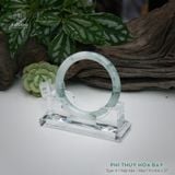  Vòng Khối Ngọc Phỉ Thúy Hoa Bay Cao Cấp Bản Hẹ KT: 9 x 8.6 x 57  (Không Kén Mệnh) 260761 