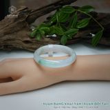  Vòng Khối Ngọc Phỉ Thúy Xuân Băng Khai Vận Cao Cấp Bản Hẹ 12 x 6 x 52.8 (Không Kén Mệnh) 2544346 