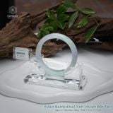  Vòng Khối Ngọc Phỉ Thúy Xuân Băng Khai Vận Cao Cấp Bản Hẹ 12 x 7 x 52.8 (Không Kén Mệnh) 2544345 