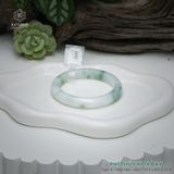  Vòng Khối Ngọc Phỉ Thúy Hoa Bay Cao Cấp Bản Hẹ KT: 10.3 x 8.6 x 55.9  (Không Kén Mệnh) 260757 