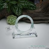  Vòng Khối Ngọc Phỉ Thúy Hoa Bay Cao Cấp Bản Hẹ KT: 10.3 x 8.6 x 55.9  (Không Kén Mệnh) 260757 