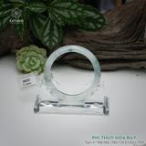  Vòng Khối Ngọc Phỉ Thúy Hoa Bay Cao Cấp Bản Hẹ KT: 10.3 x 8.6 x 55.9  (Không Kén Mệnh) 260757 