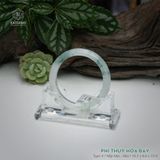 Vòng Khối Ngọc Phỉ Thúy Hoa Bay Cao Cấp Bản Hẹ KT: 10.3 x 8.6 x 55.9  (Không Kén Mệnh) 260757 