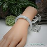  Vòng Khối Ngọc Phỉ Thúy Hoa Bay Cao Cấp Bản Hẹ KT: 10.5 x 7.6 x 53.6  (Không Kén Mệnh) 260744 