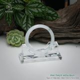  Vòng Khối Ngọc Phỉ Thúy Hoa Bay Cao Cấp Bản Hẹ KT: 10.5 x 7.6 x 53.6  (Không Kén Mệnh) 260744 