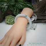  Vòng Khối Ngọc Phỉ Thúy Hoa Bay Cao Cấp Bản Hẹ KT: 10.8 x 8.6 x 56.6  (Không Kén Mệnh) 260749 