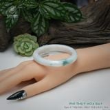  Vòng Khối Ngọc Phỉ Thúy Hoa Bay Cao Cấp Bản Hẹ KT: 10.8 x 8.6 x 56.6  (Không Kén Mệnh) 260749 